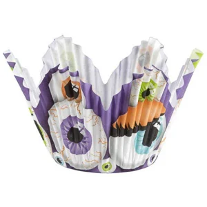 Cápsulas cupcakes flor ojos Wilton - pack 24 uds.